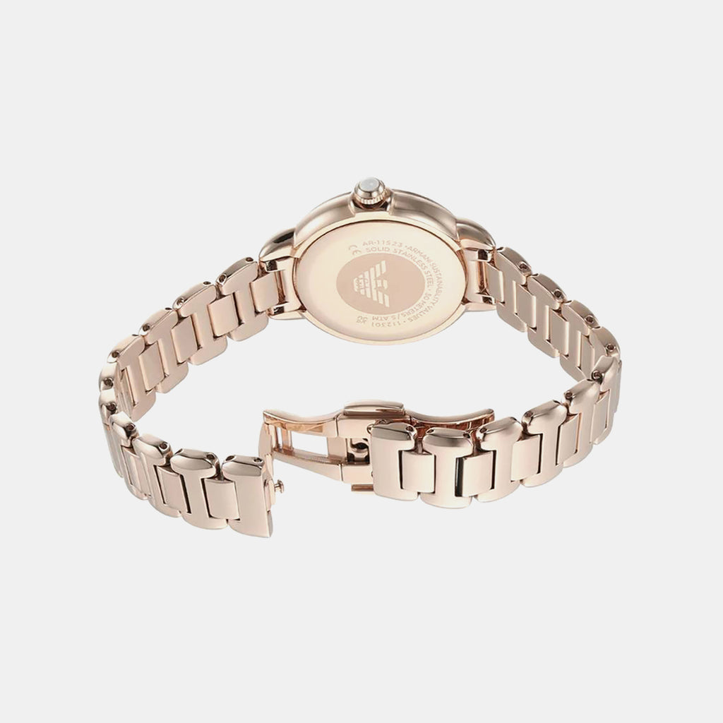 Na Women Quartz Mother Of Pearl Dial Analog Stainless Steel Watch AR11523