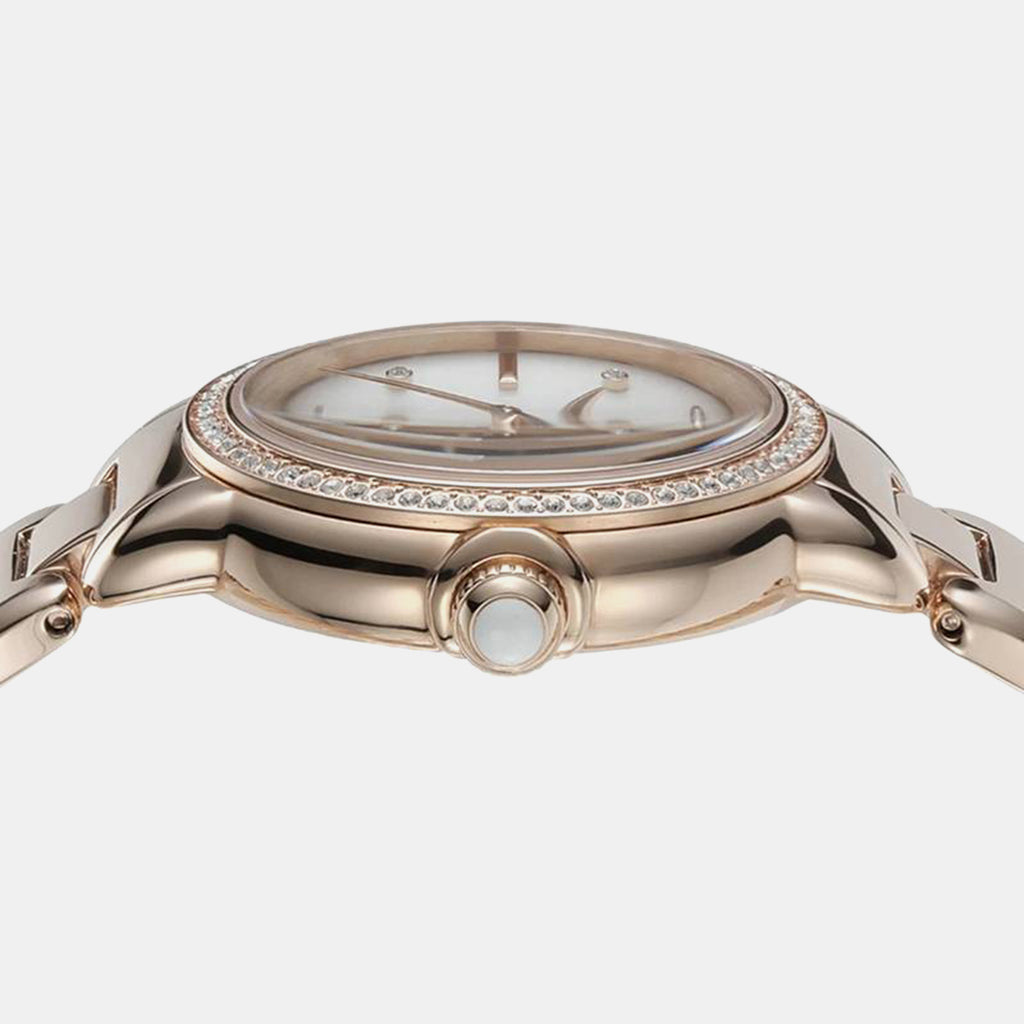 Na Women Quartz Mother Of Pearl Dial Analog Stainless Steel Watch AR11523