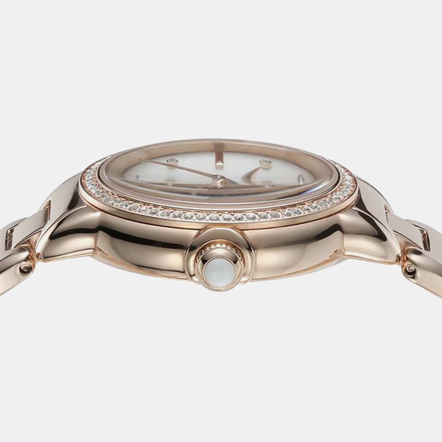 Na Women Quartz Mother Of Pearl Dial Analog Stainless Steel Watch AR11523