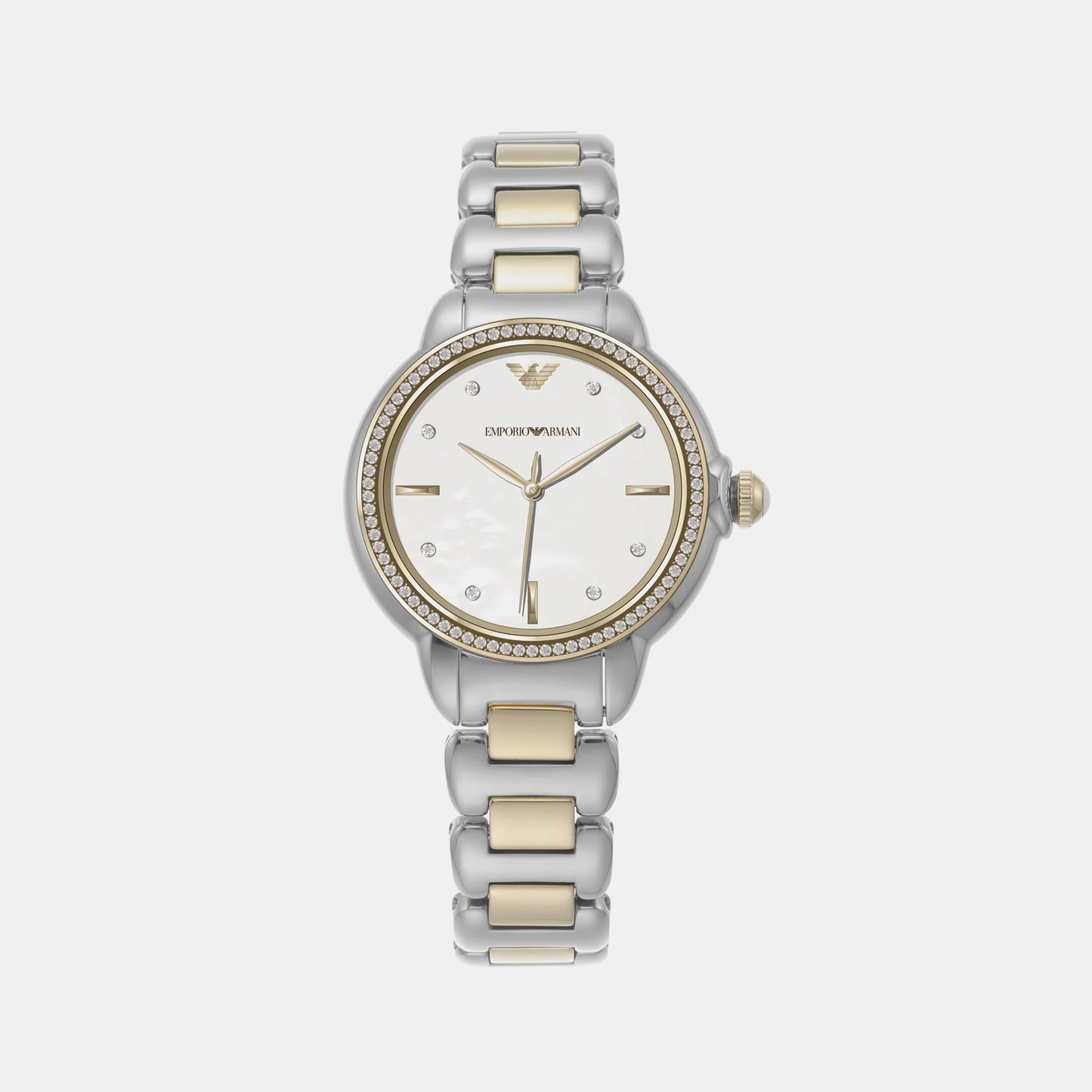 Female Three-Hand Two-Tone Stainless Steel Watch AR11524