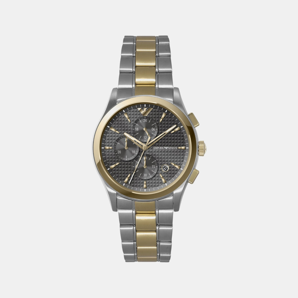 Paolo Men Quartz Grey Dial Chronograph Stainless Steel Watch AR11527