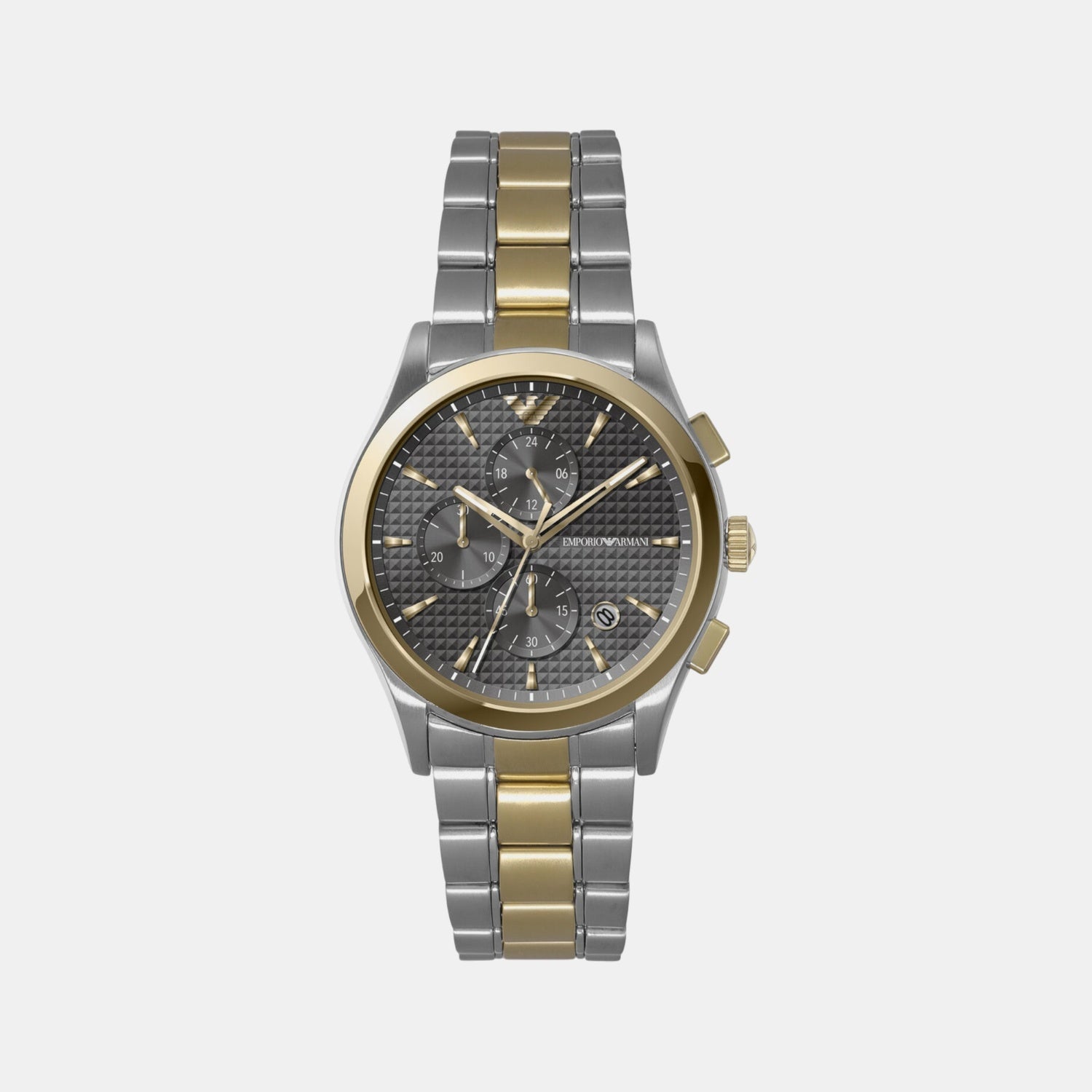 Paolo Men Quartz Grey Dial Chronograph Stainless Steel Watch AR11527