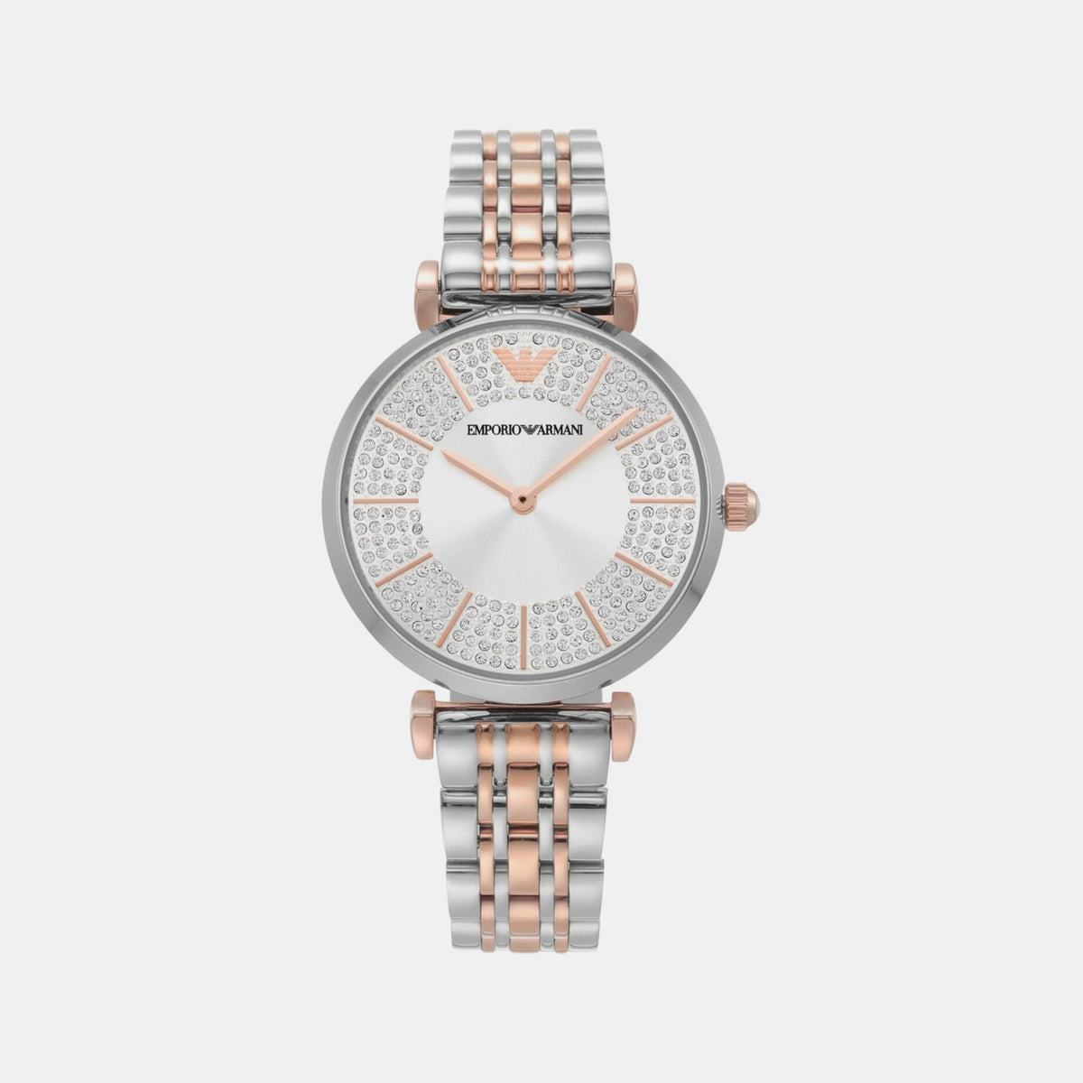 Gianni T-Bar Women Quartz Silver Dial Analog Stainless Steel Watch AR11537