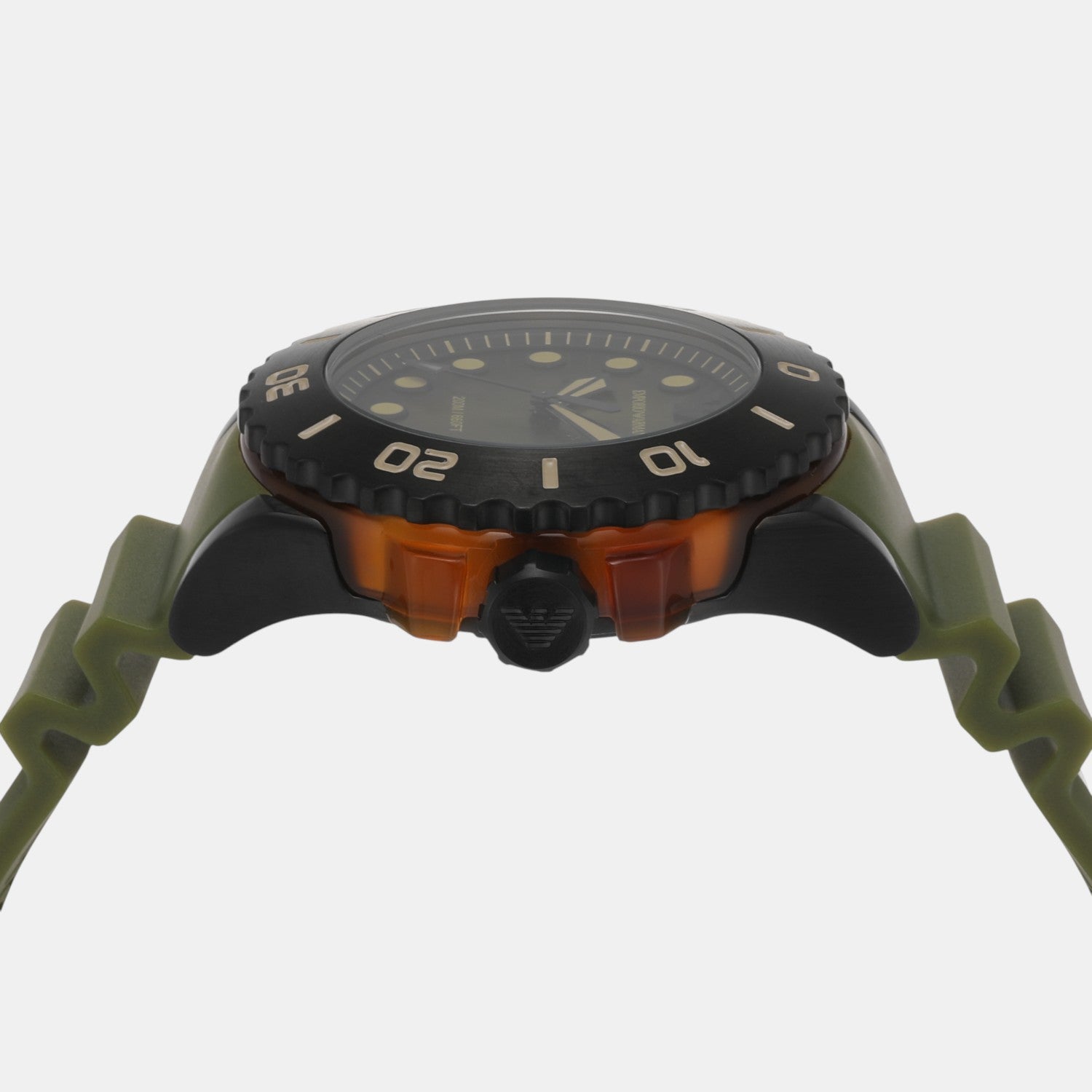 Men Quartz Green Dial Analog Polyester Watch AR11540