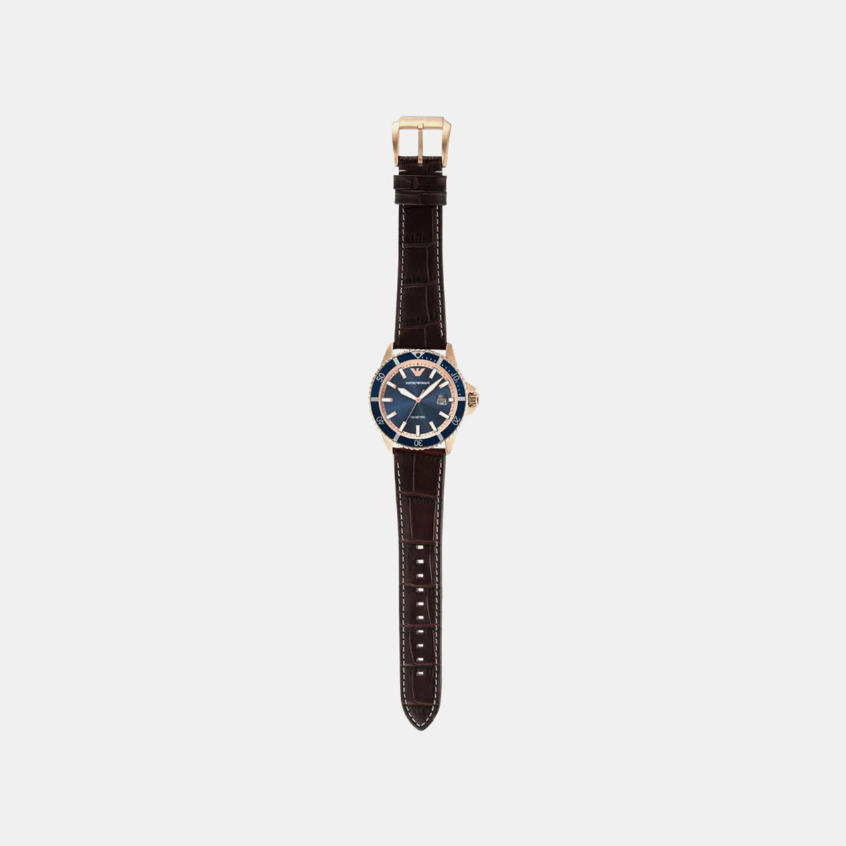 Sea Explorer Men Quartz Blue Dial Analog Leather Watch AR11556