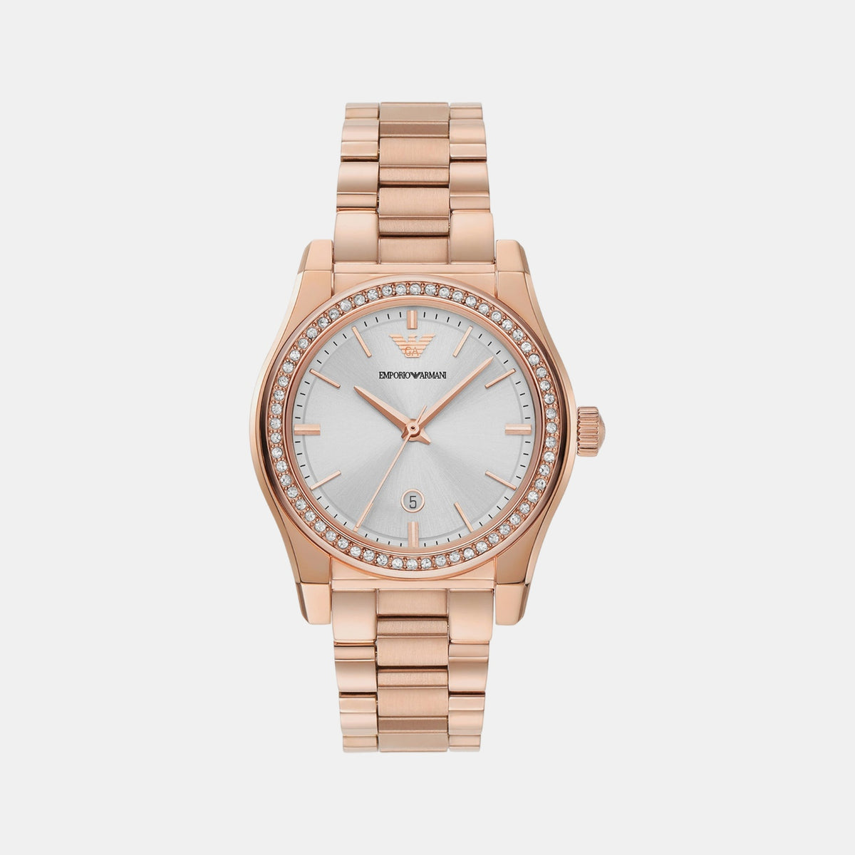 Federica Women Quartz Mother Of Pearl Dial Analog Stainless Steel Watch AR11558
