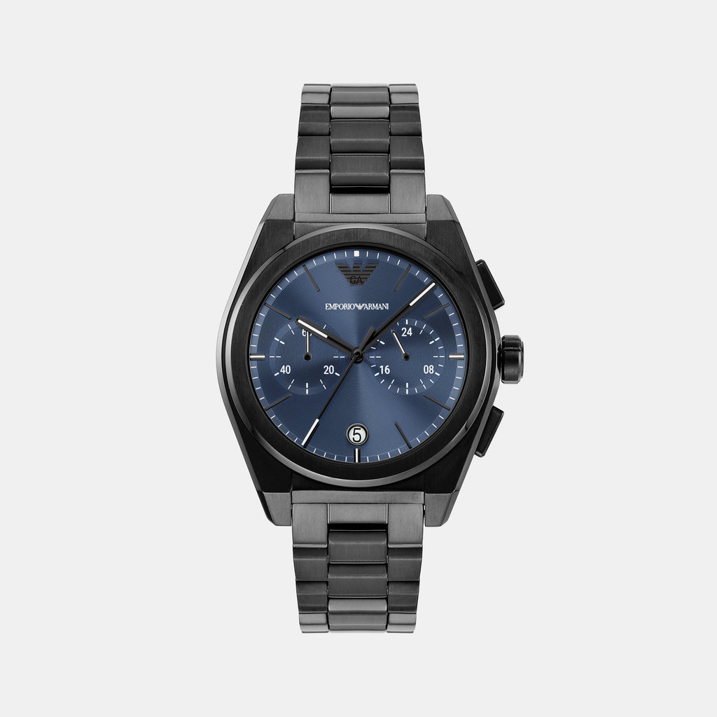 Emporio Armani Round Grey Chronograph watch
