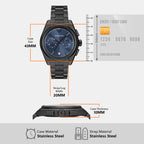 Emporio Armani 43 mm Grey Quartz watch