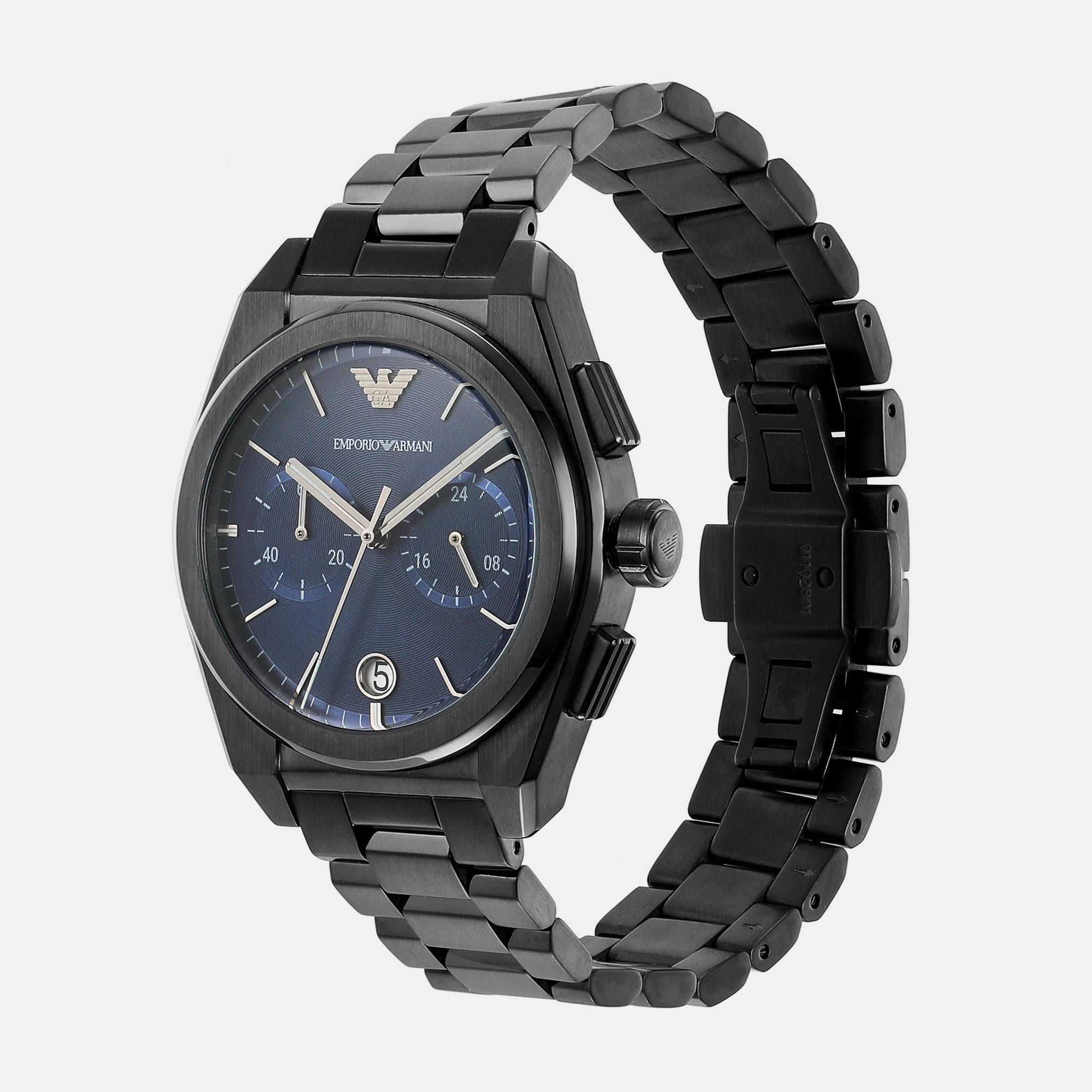 Emporio Armani Men Round Grey watch