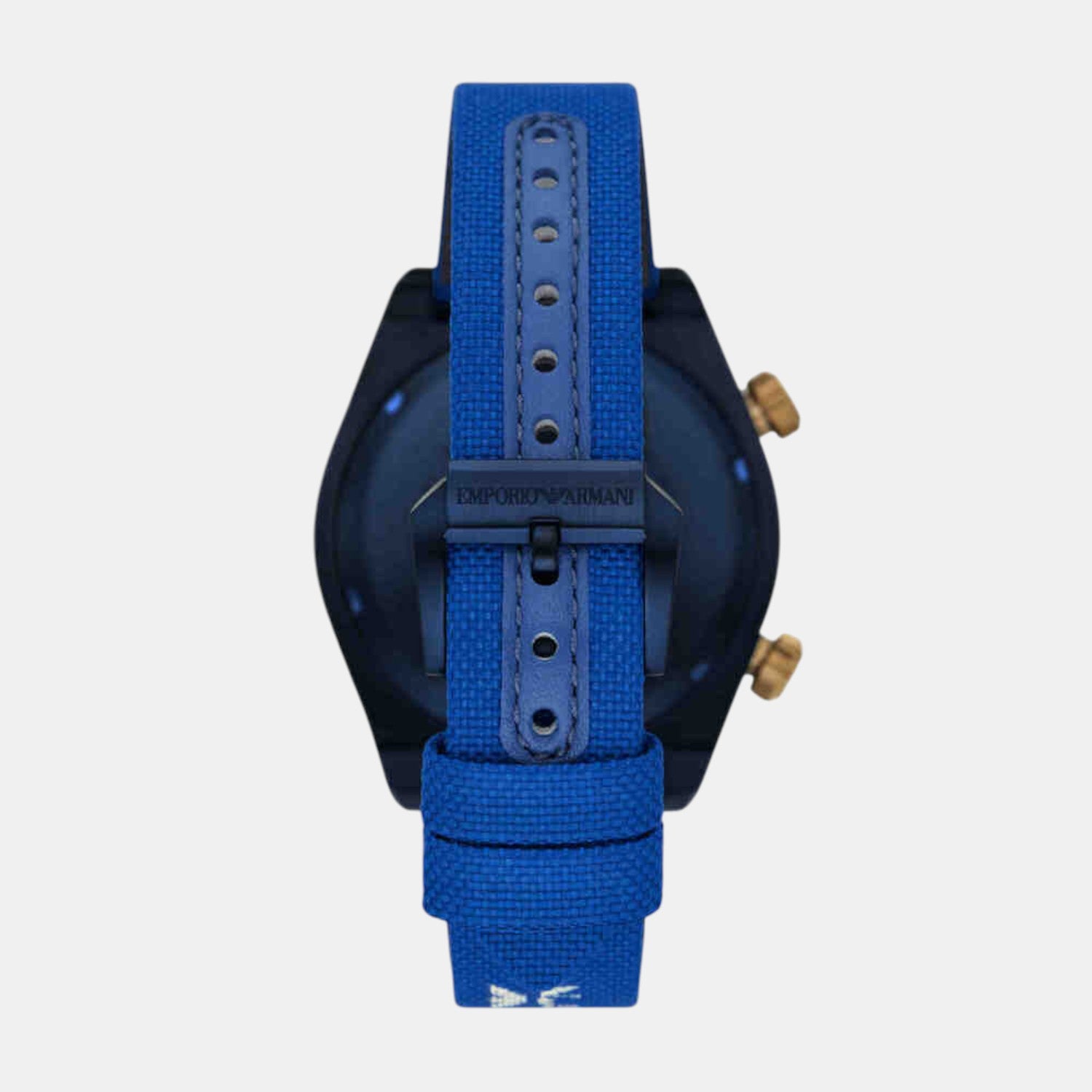 Men Quartz Blue Dial Analog Fabric Watch AR11564