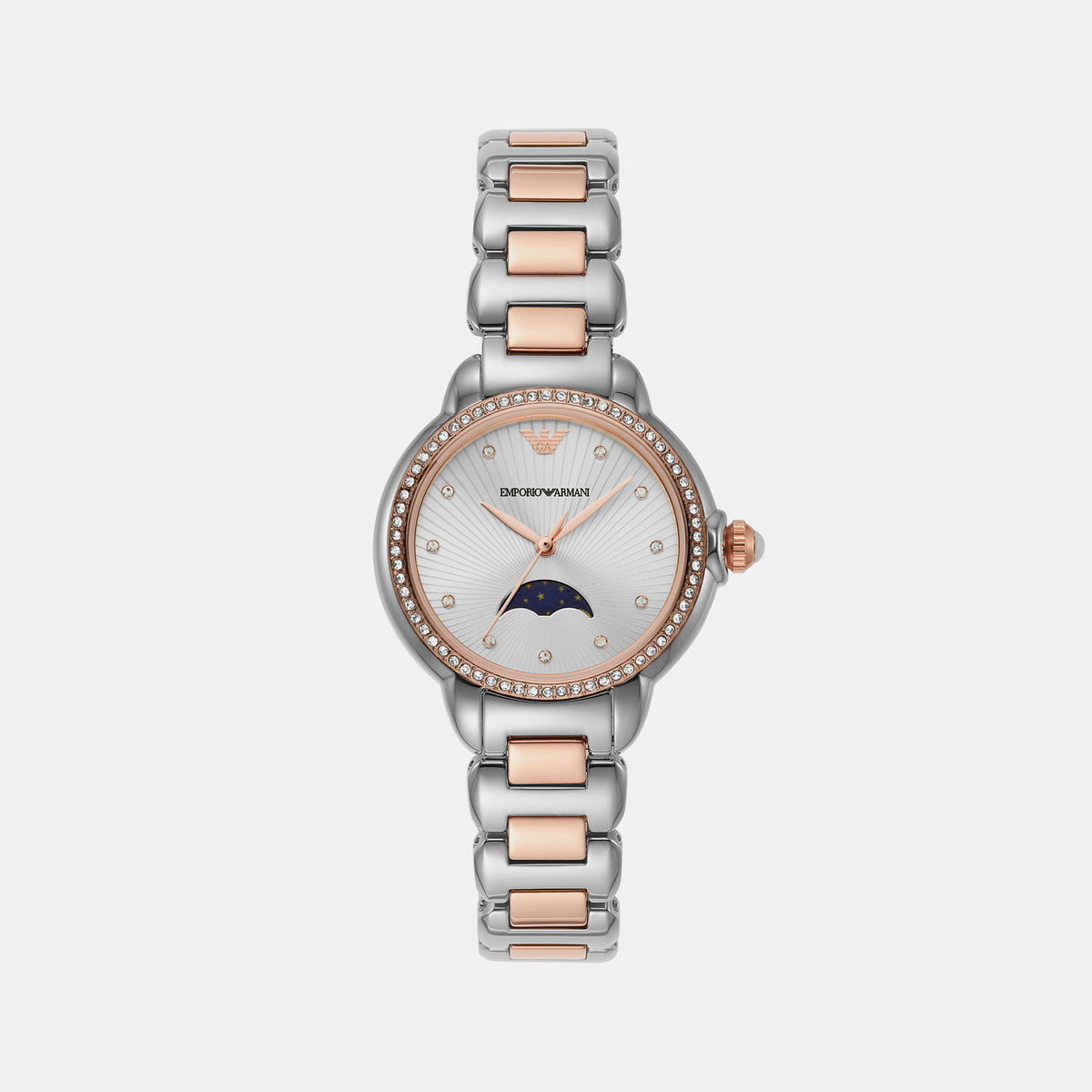 Emporio Armani Round Silver Analog watch