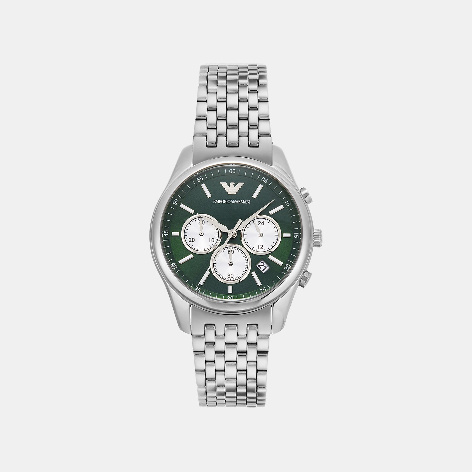 Antonio Men Quartz Green Dial Chronograph Stainless Steel Watch AR11581