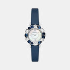 Women Quartz White Dial Analog Leather Watch AR11595