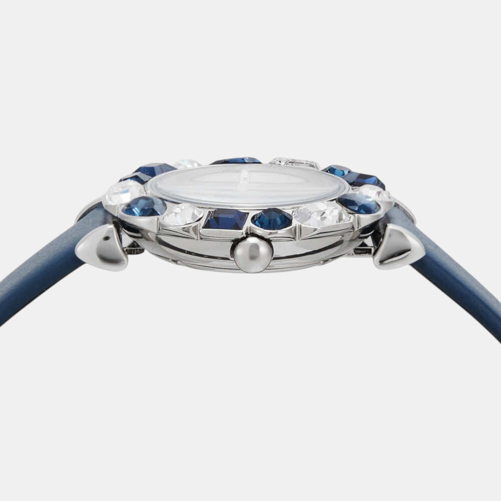 Women Quartz White Dial Analog Leather Watch AR11595