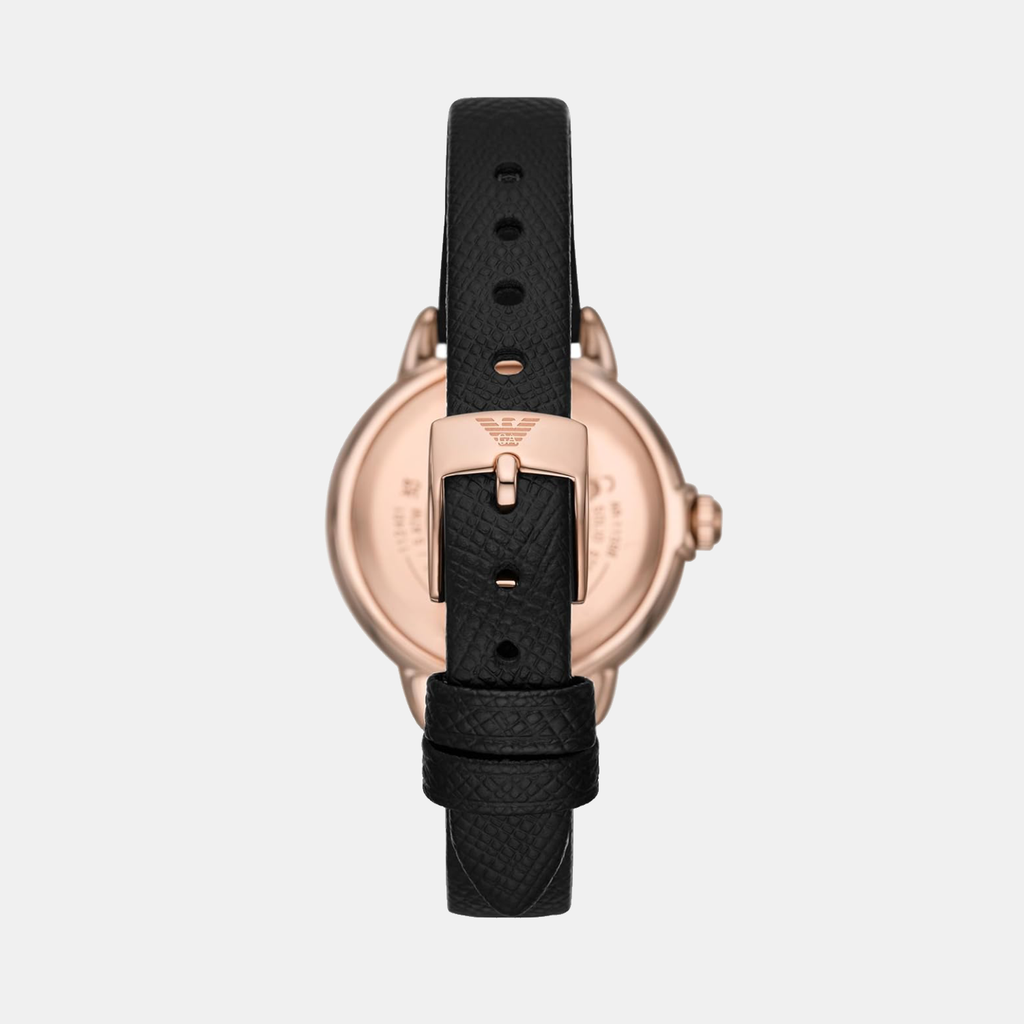 Mia Women Quartz Mother Of Pearl Dial Analog Leather Watch AR11598