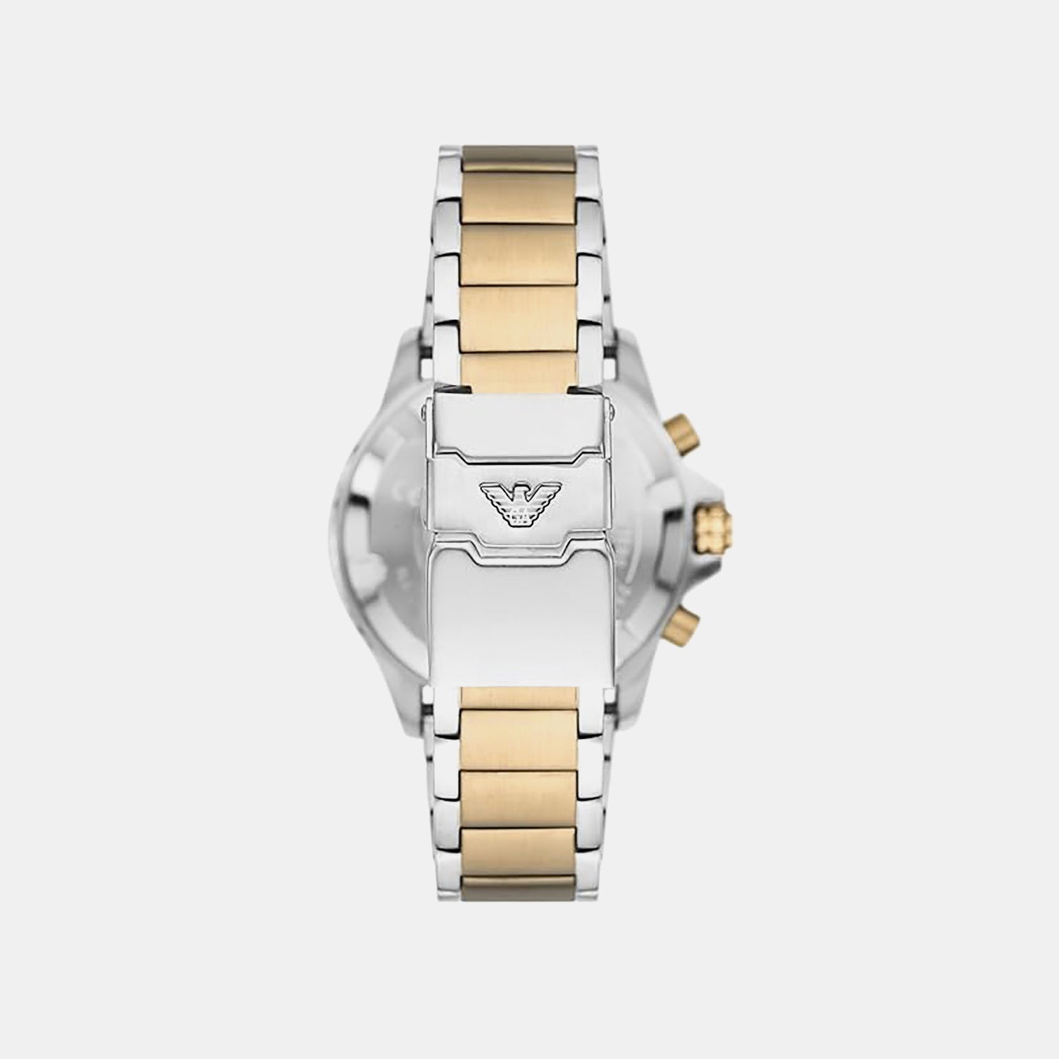 world explorer Men Quartz Cream Dial Chronograph Stainless Steel Watch AR11606