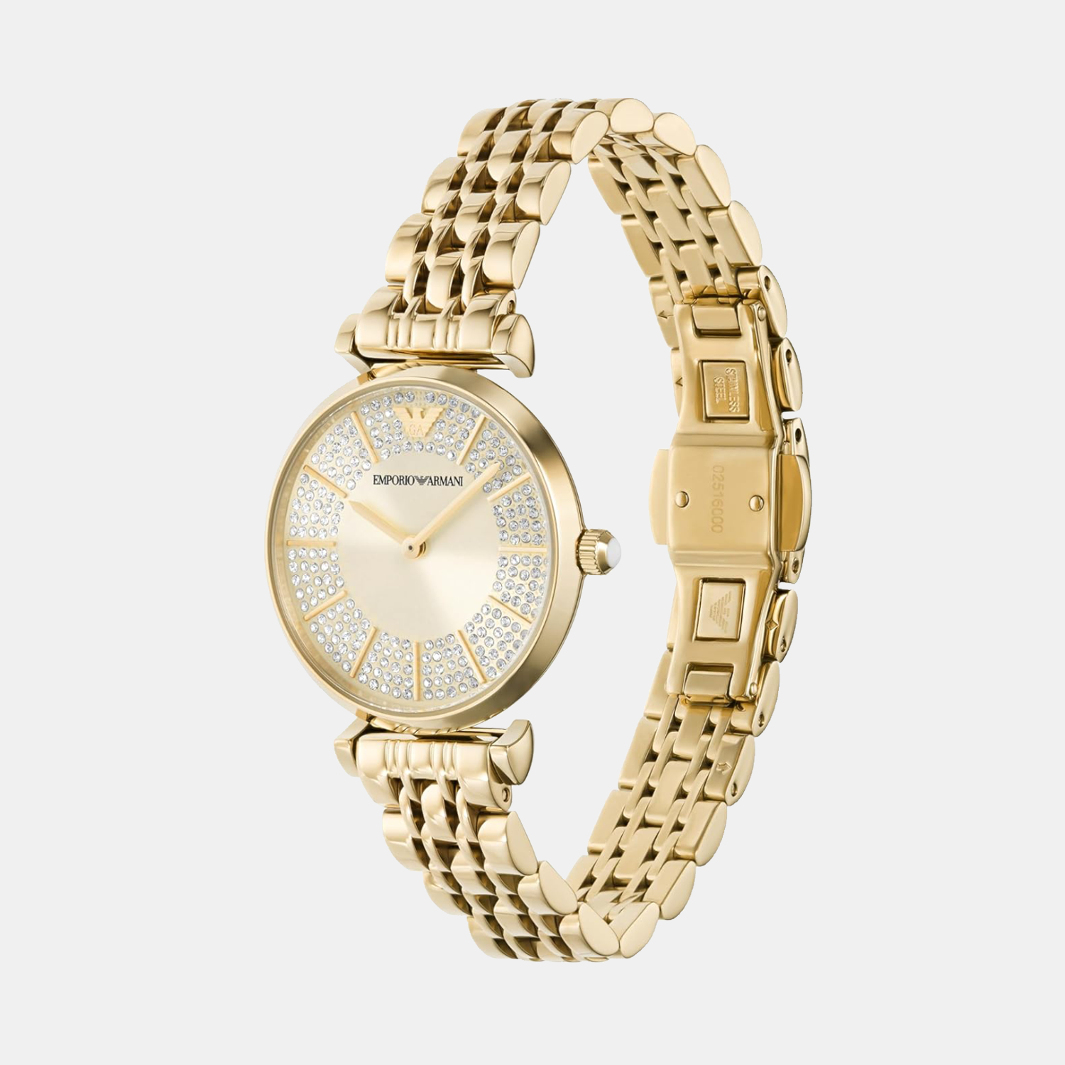 Cleo Women Quartz Cream Dial Analog Stainless Steel Watch AR11608