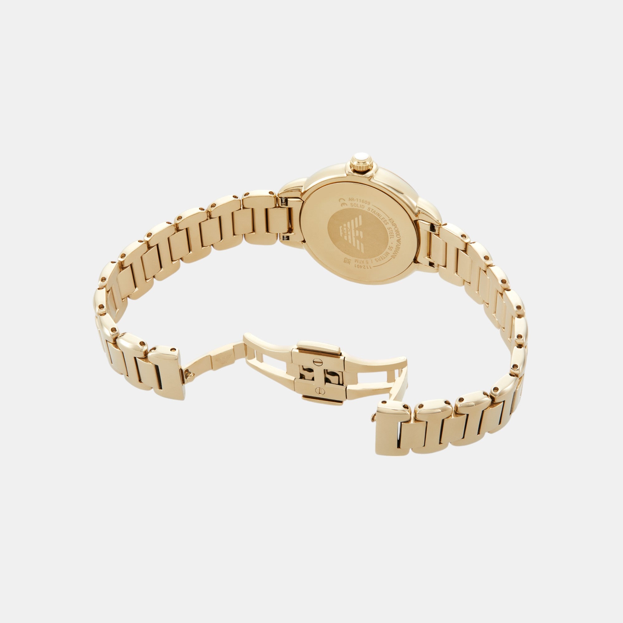 Mia Women Quartz Cream Dial Analog Stainless Steel Watch AR11609