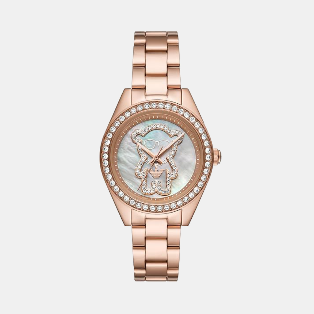 Na Women Quartz Mother Of Pearl Dial Analog Stainless Steel Watch AR11613