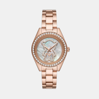 Na Women Quartz Mother Of Pearl Dial Analog Stainless Steel Watch AR11613