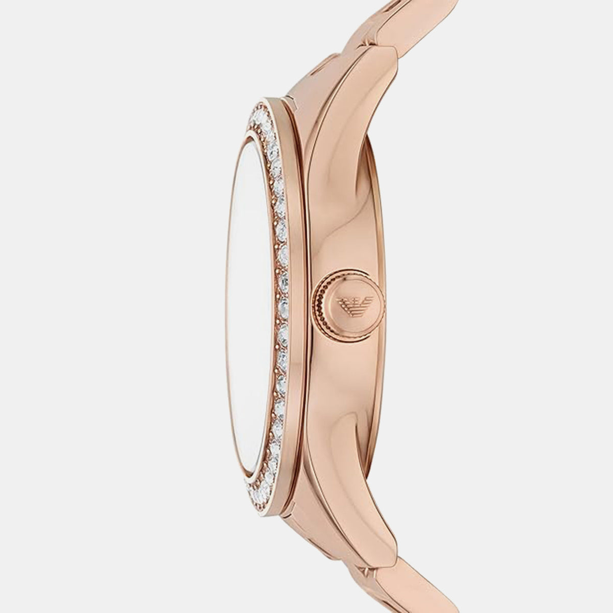 Women Quartz Mother Of Pearl Dial Analog Stainless Steel Watch AR11613