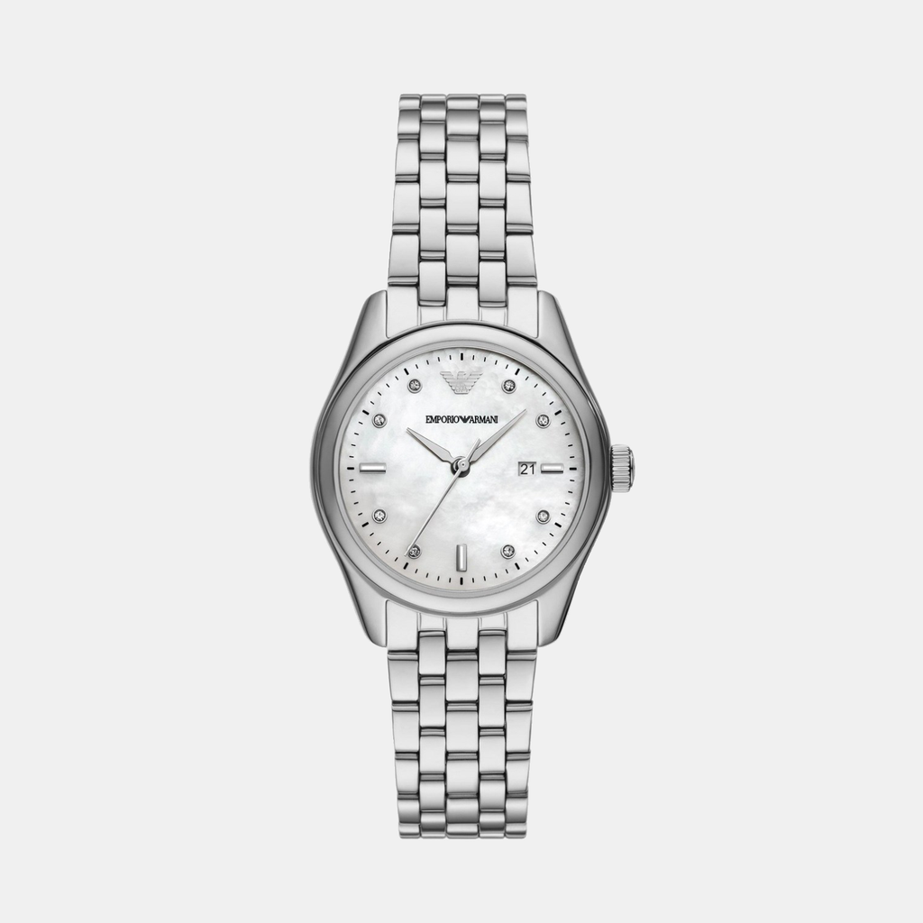 Na Women Quartz Mother Of Pearl Dial Analog Stainless Steel Watch AR11614