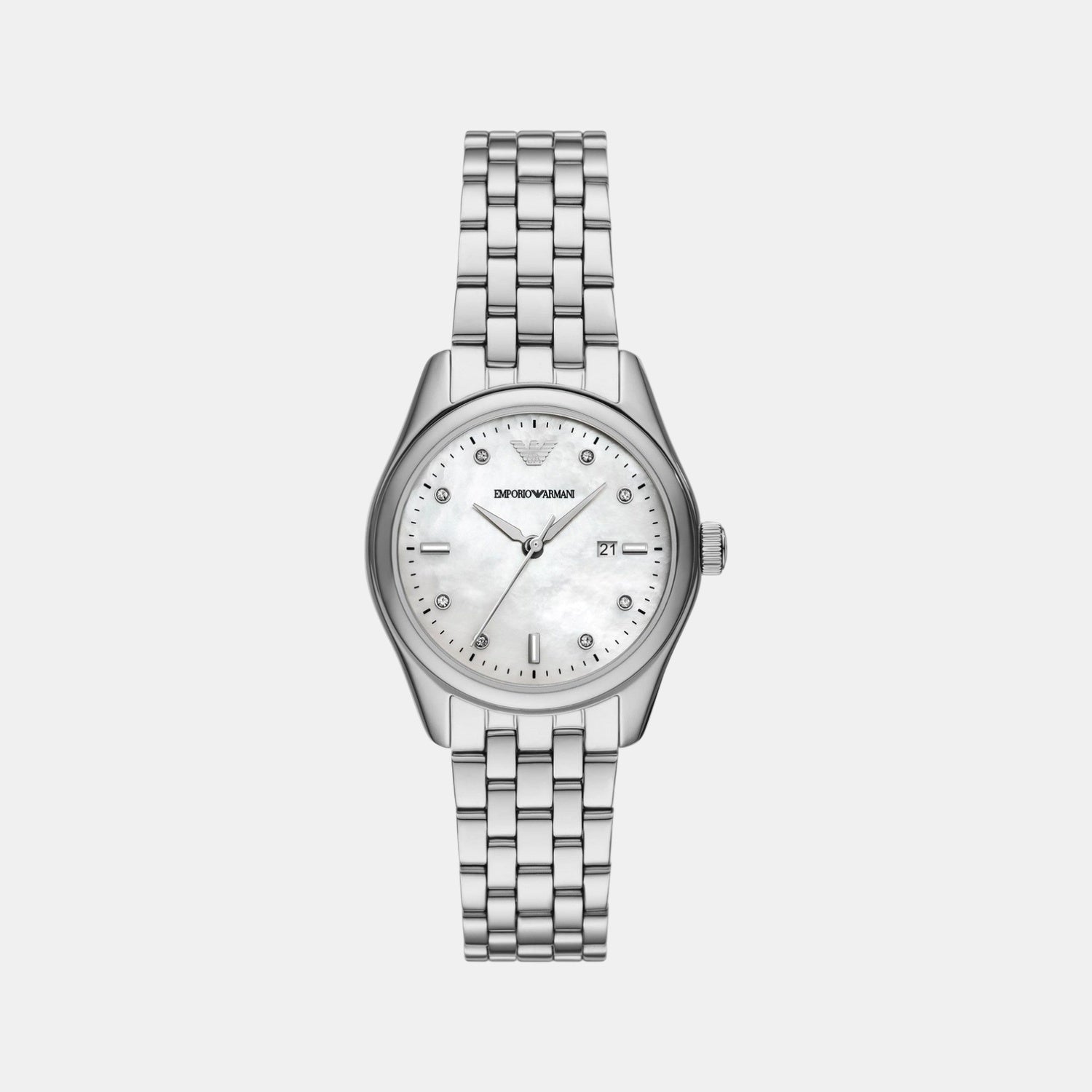 Na Women Quartz Mother Of Pearl Dial Analog Stainless Steel Watch AR11614