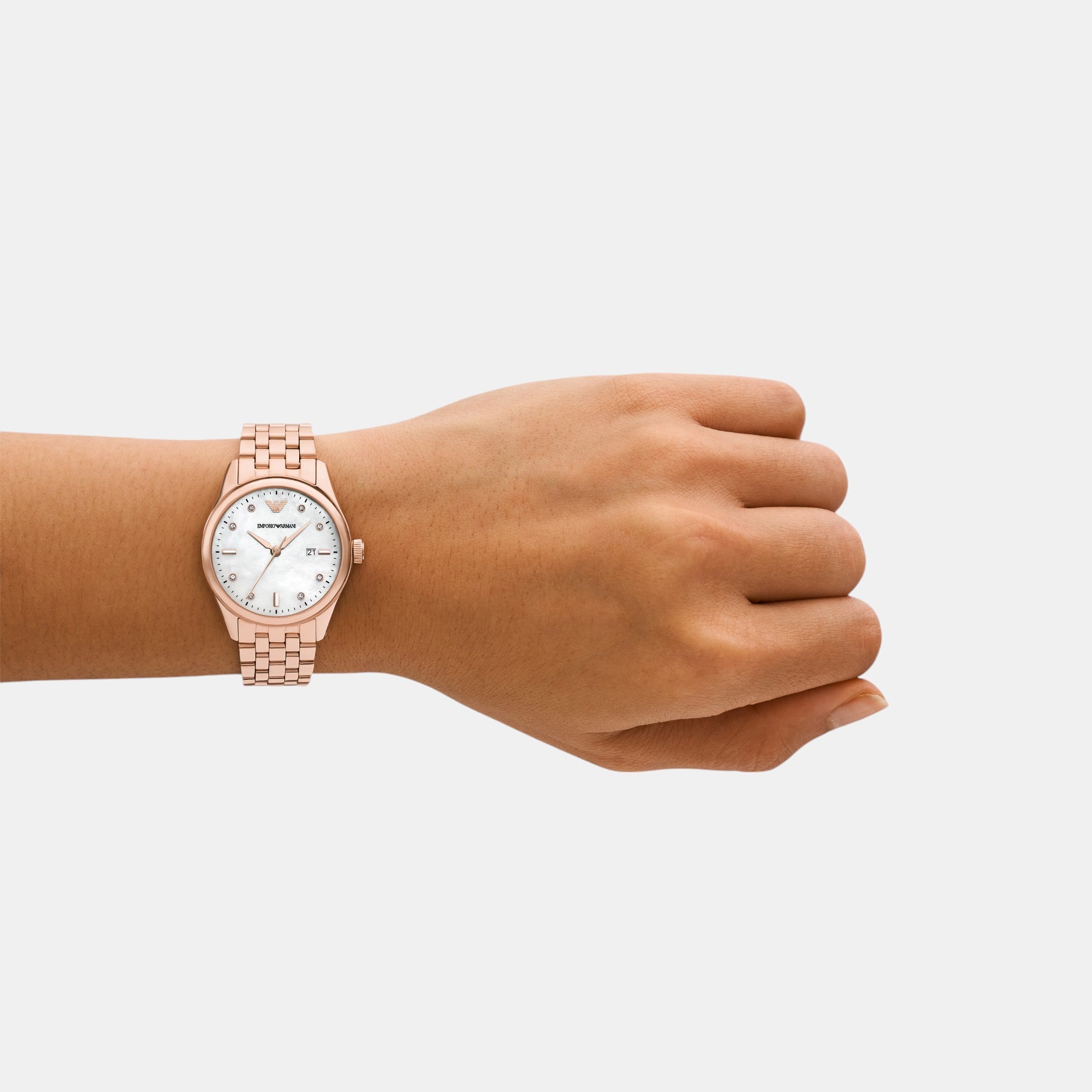 Emporio Armani 32 mm Rose Gold Quartz watch