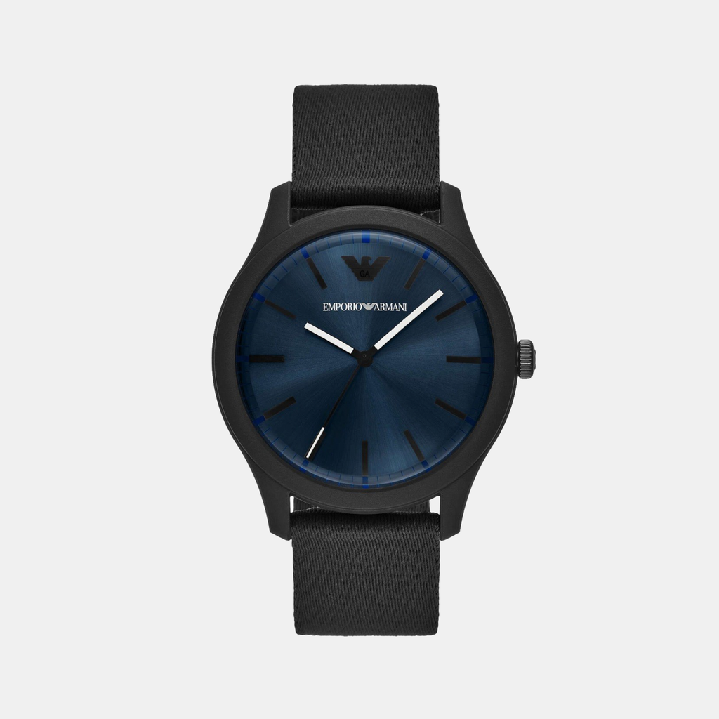 Na Men Quartz Blue Dial Analog Stainless Steel Watch AR11617