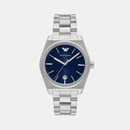 Emporio Armani Round Blue Analog watch