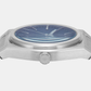 Men Quartz Blue Dial Analog Stainless Steel Watch AR11620