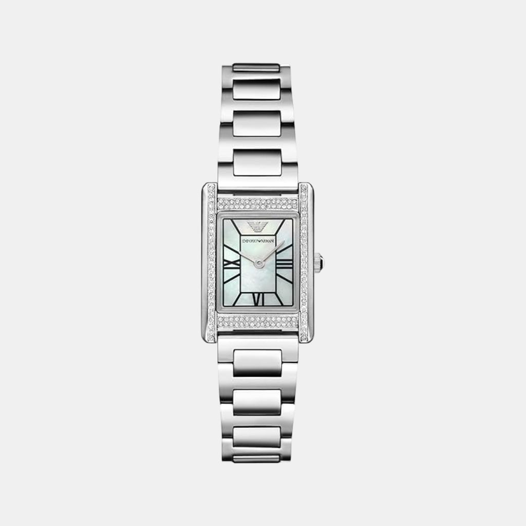 Na Women Quartz Mother Of Pearl Dial Analog Stainless Steel Watch AR11625
