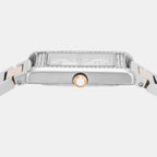 Genni Women Quartz Silver Dial Analog Stainless Steel Watch AR11626