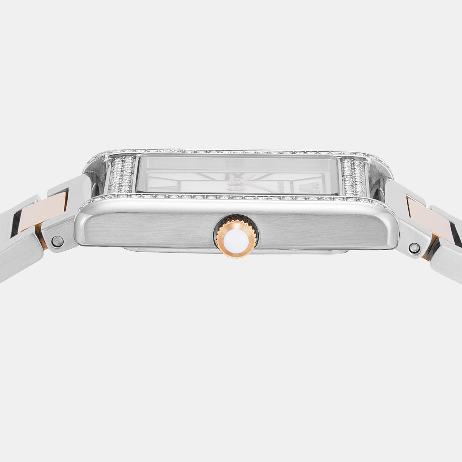 Genni Women Quartz Silver Dial Analog Stainless Steel Watch AR11626