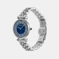 Women Quartz Blue Dial Analog Stainless Steel Watch AR11627