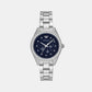 Women Quartz Blue Dial Analog Stainless Steel Watch AR11628