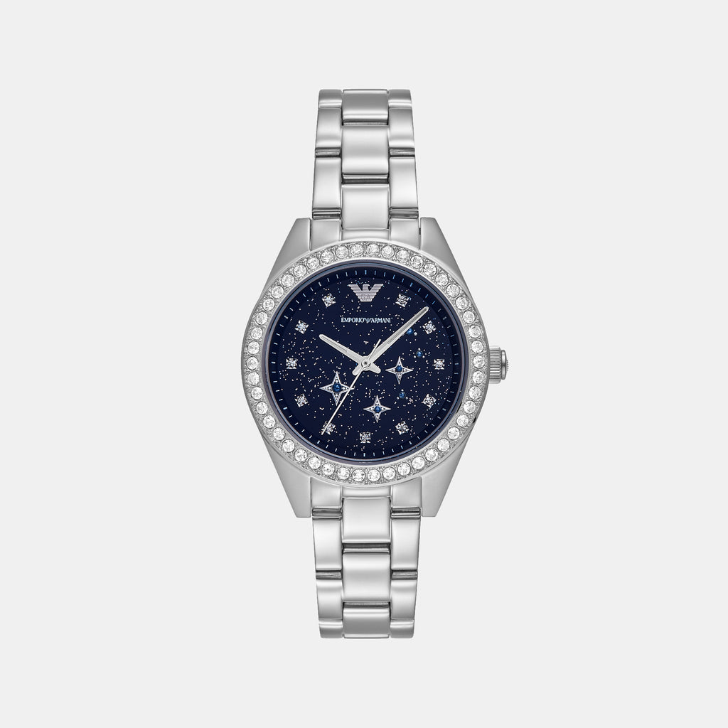 Emporio Armani Round Blue Analog watch