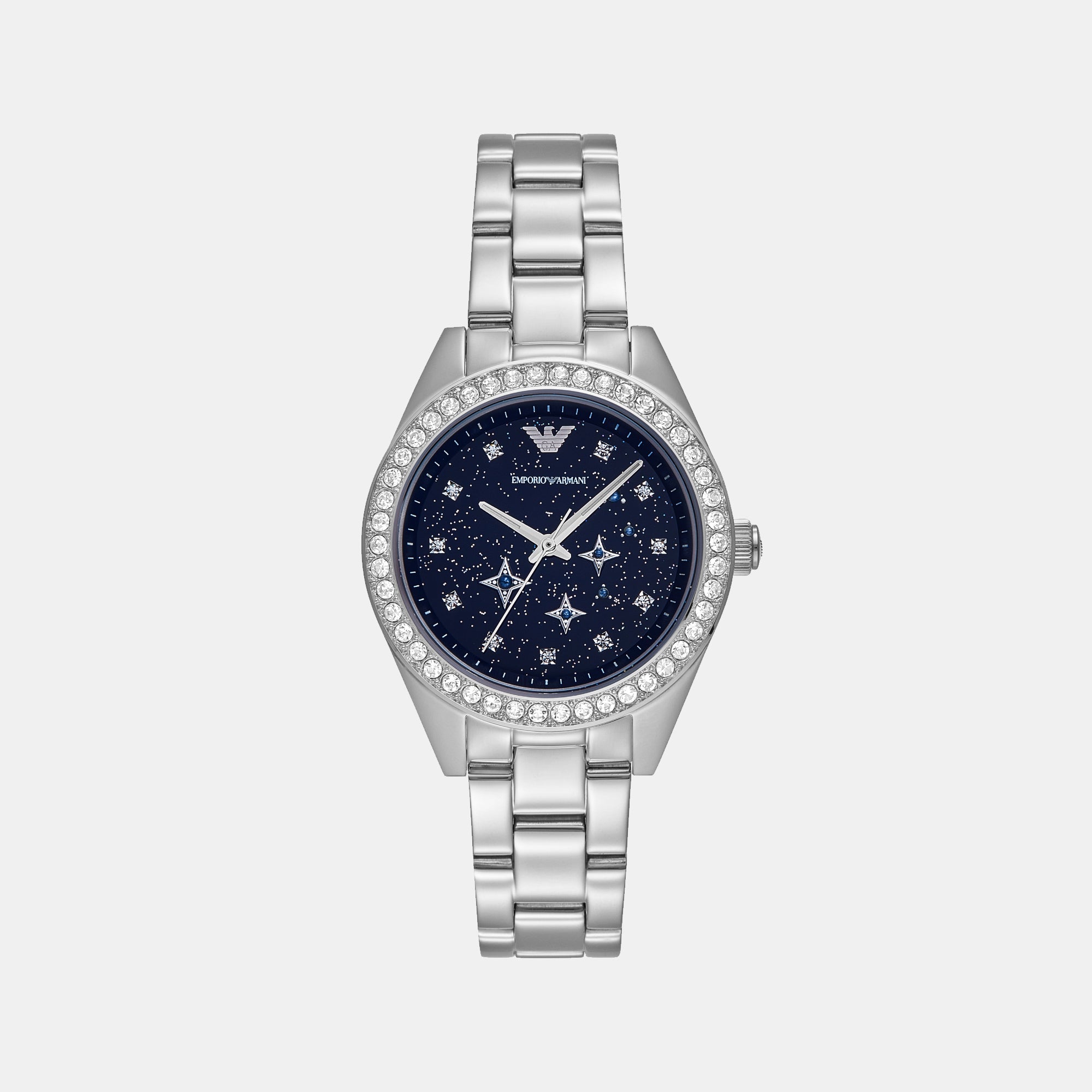 Emporio Armani Round Blue Analog watch