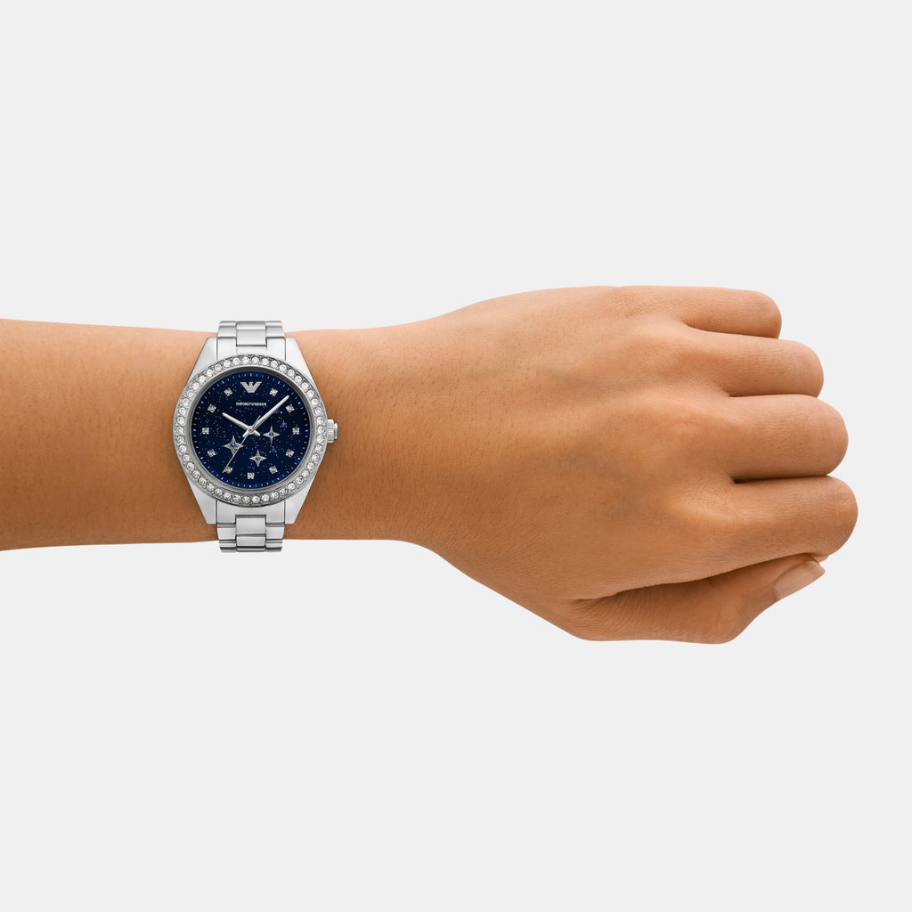 Emporio Armani Round Quartz Analog Women watch