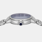 Women Quartz Blue Dial Analog Stainless Steel Watch AR11630