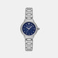 Women Quartz Blue Dial Analog Stainless Steel Watch AR11630