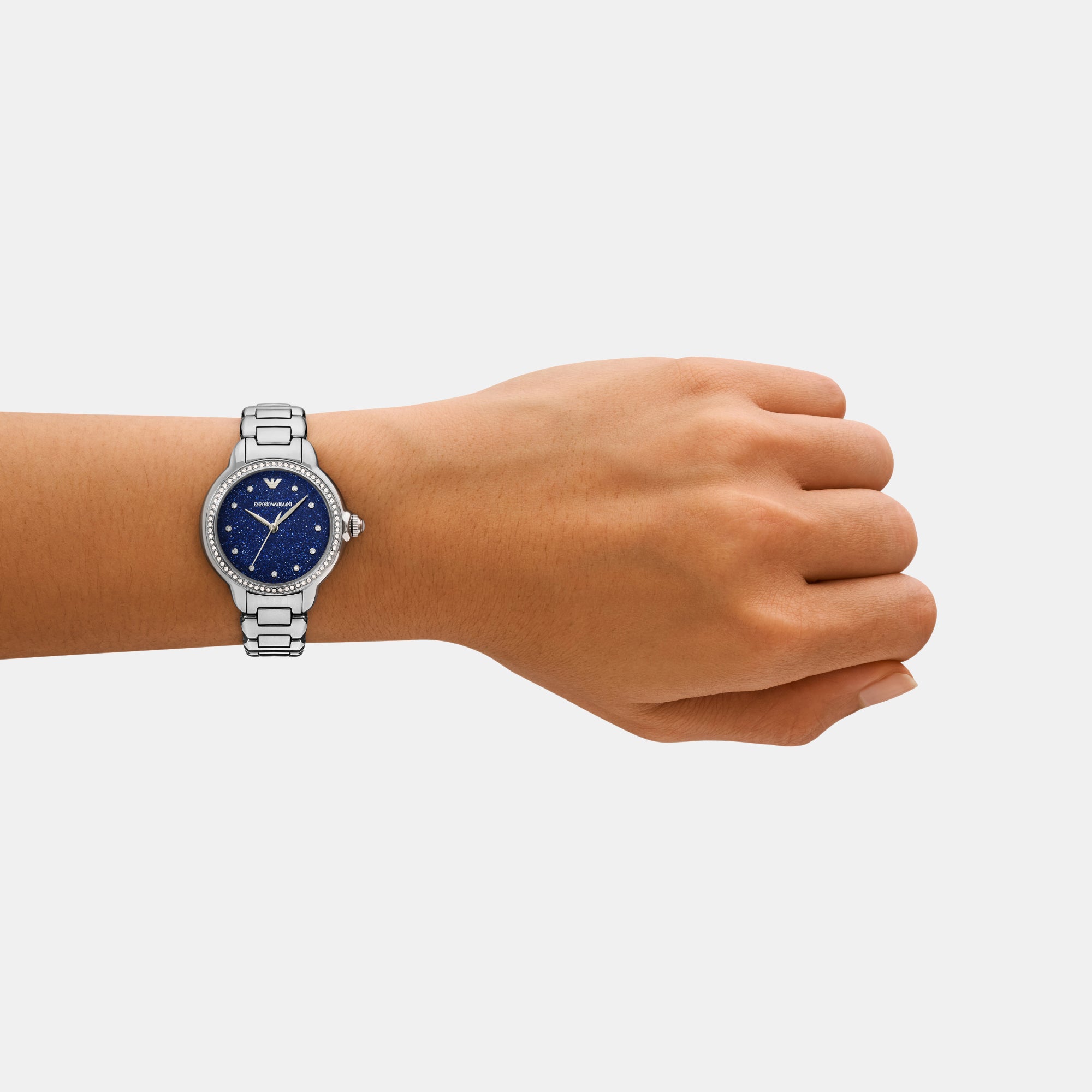 Emporio Armani Round Quartz Analog Women watch