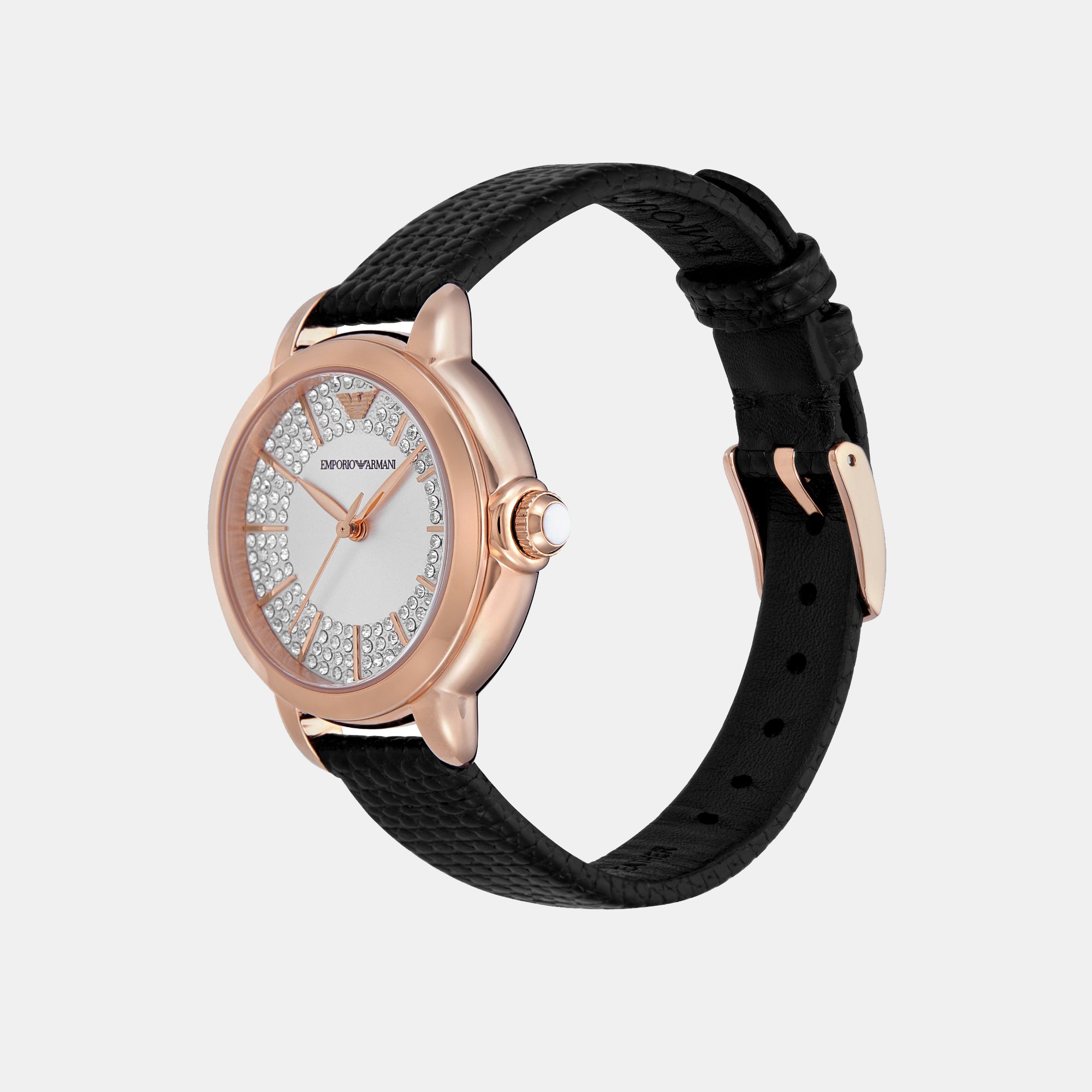 Emporio Armani Women Round Silver watch