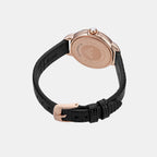 Emporio Armani Leather Silver watch