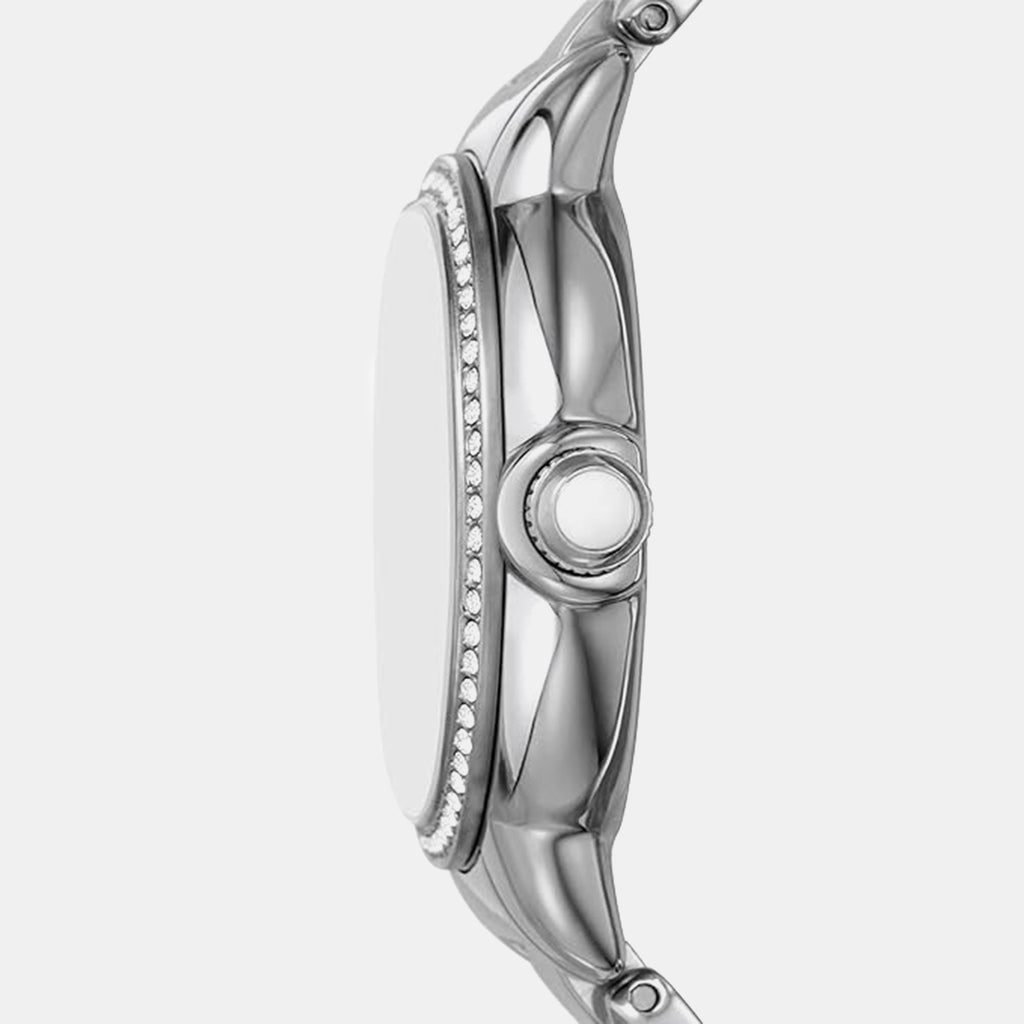 Na Women Quartz Silver Dial Analog Stainless Steel Watch AR11632