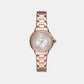 Women Quartz Silver Dial Analog Stainless Steel Watch AR11633