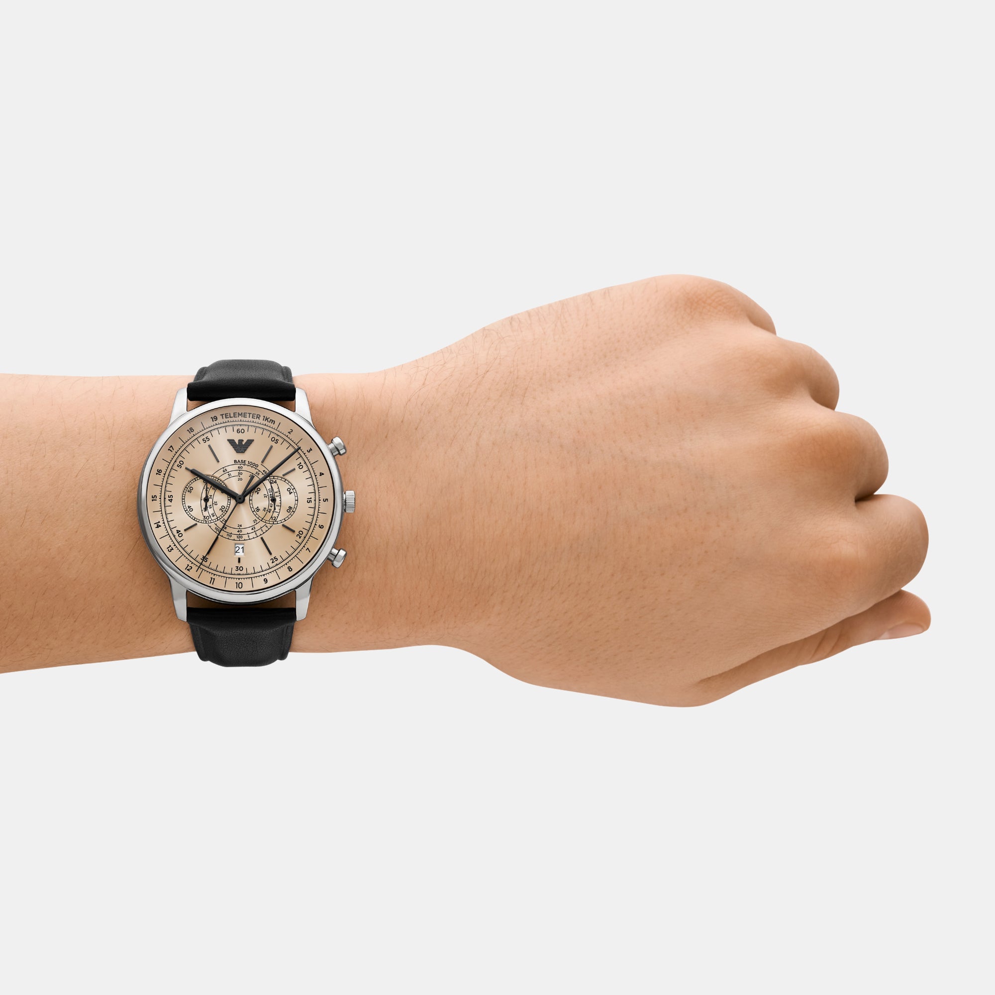 Emporio Armani 42 mm Black Quartz watch