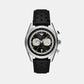 Men Quartz Black Dial Chronograph Leather Watch AR11635