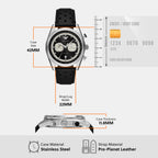 Emporio Armani 42 mm Black Quartz watch