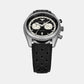 Men Quartz Black Dial Chronograph Leather Watch AR11635